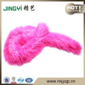 stylish dyed genuine sheep fur Scarf